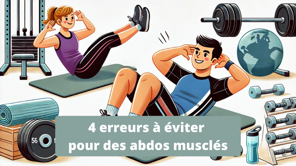 4 erreurs à éviter pour des abdos musclés