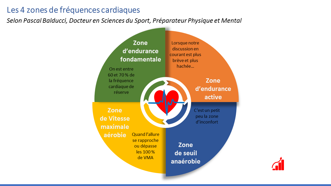 Les 4 zones de la fréquence cardiaque et sport