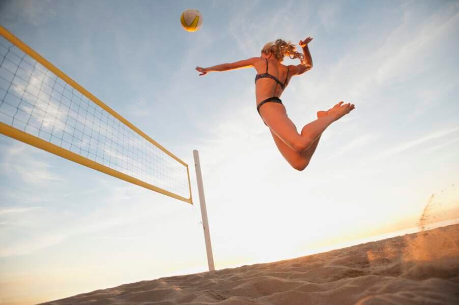 Le Beach-volley va muscler les muscles de la jambe et de la hanche