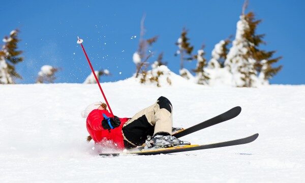 Le genou peut rencontrer des lésions lors du ski 