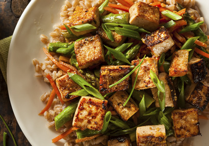 Exemple de recettes pour sportif avec le tofu 