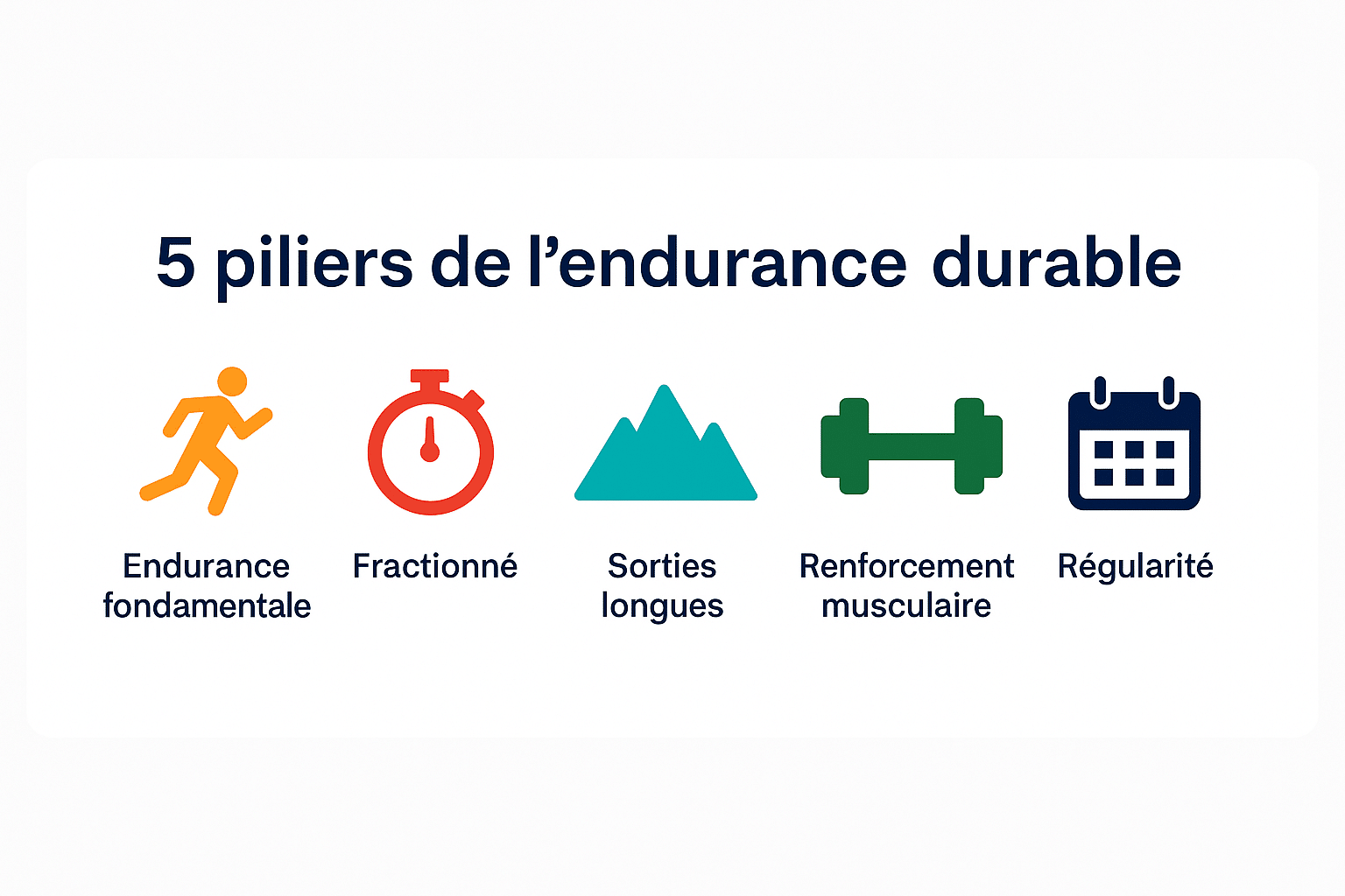 5 piliers pour améliorer son endurance en course à pied