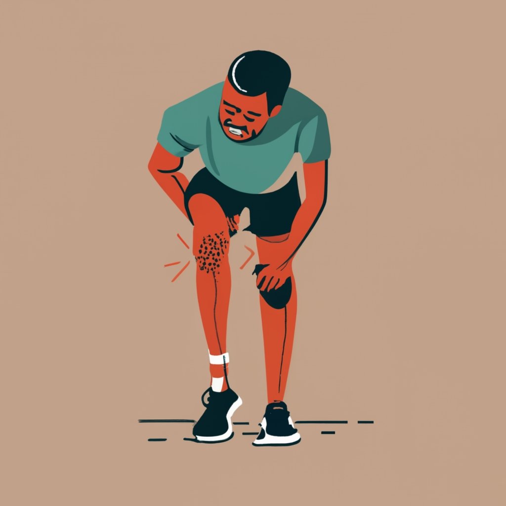 déchirure au mollet, fatigue aux quadriceps, objectif marathon, tendinite ou courbatures, genoux, principe et effet, intensité, péril sur les os