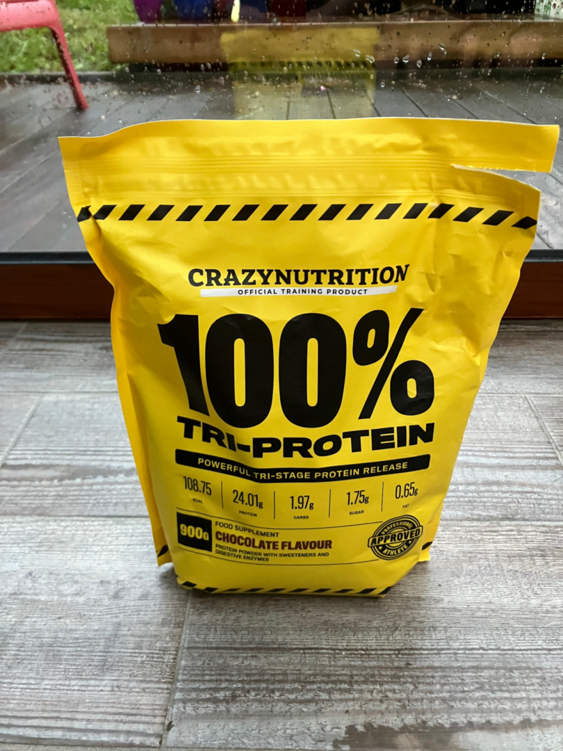 Crazy Nutrition 100 tri protein, compléments alimentaires avec protéines de lactosérum, wolfson brands ltd