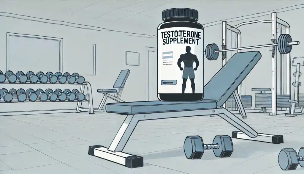 rôle du renforcement sur la masse et une hormone avec une supplémentation en alimentation