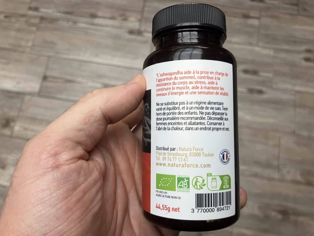 Test Ashwagandha Natura Force