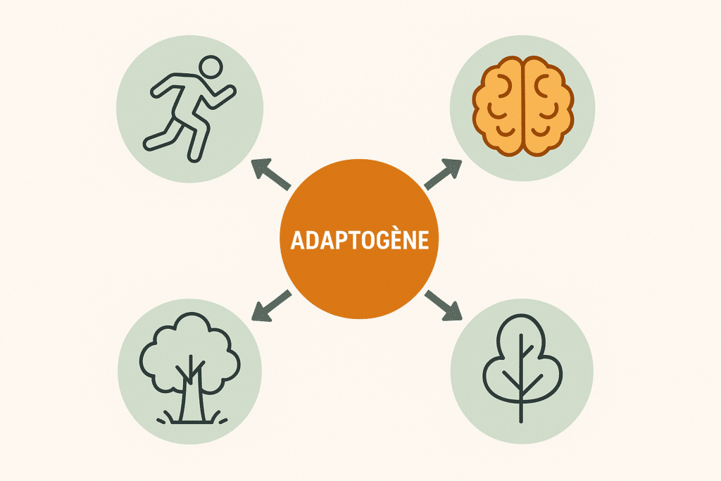Champignons adaptogènes français