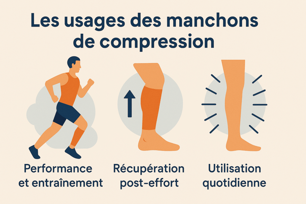 Choisir son manchon de compression en fonction des usages
