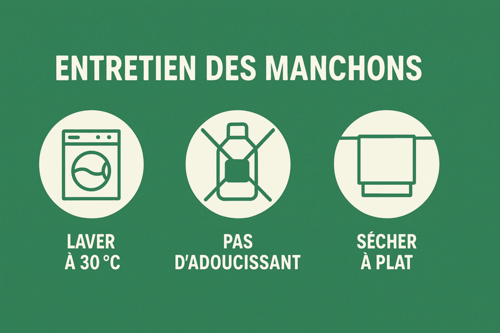 Entretien des manchons de compression