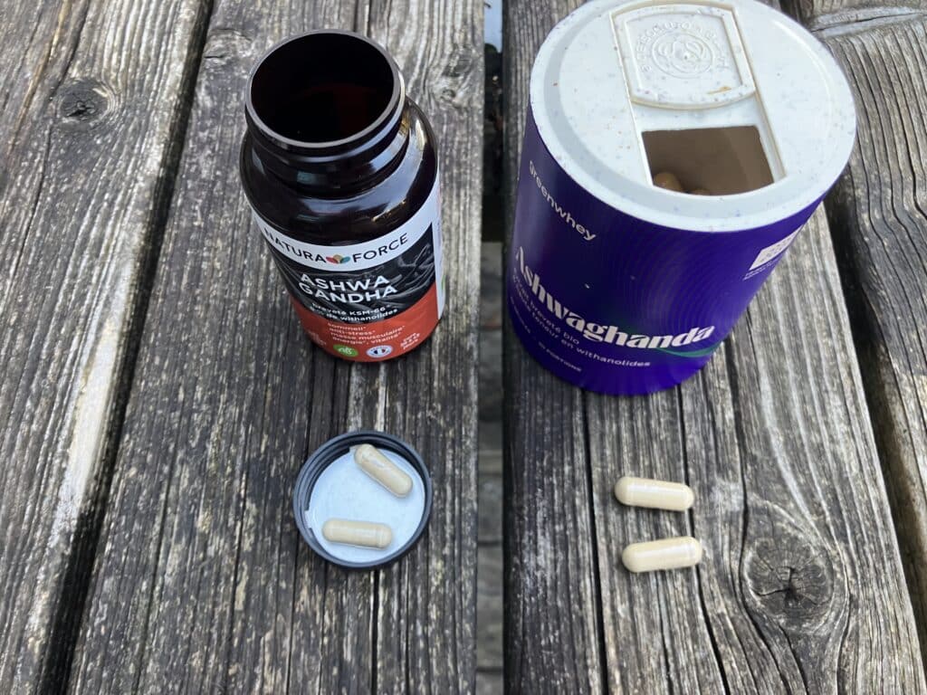 Greenwhey Ashwagandha Bio KSM-66 VS Natura Force