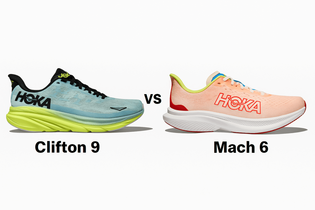 Hoka Mach 6 vs Clifton 9 : deux philosophies de course