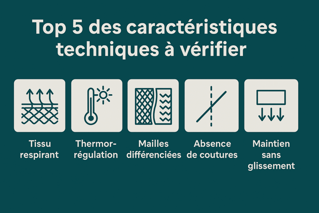 TOP 5 caractéristiques pour bien choisir son manchon de compression