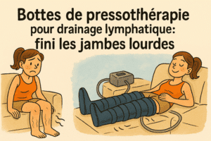 Drainage bottes de pressothérapie