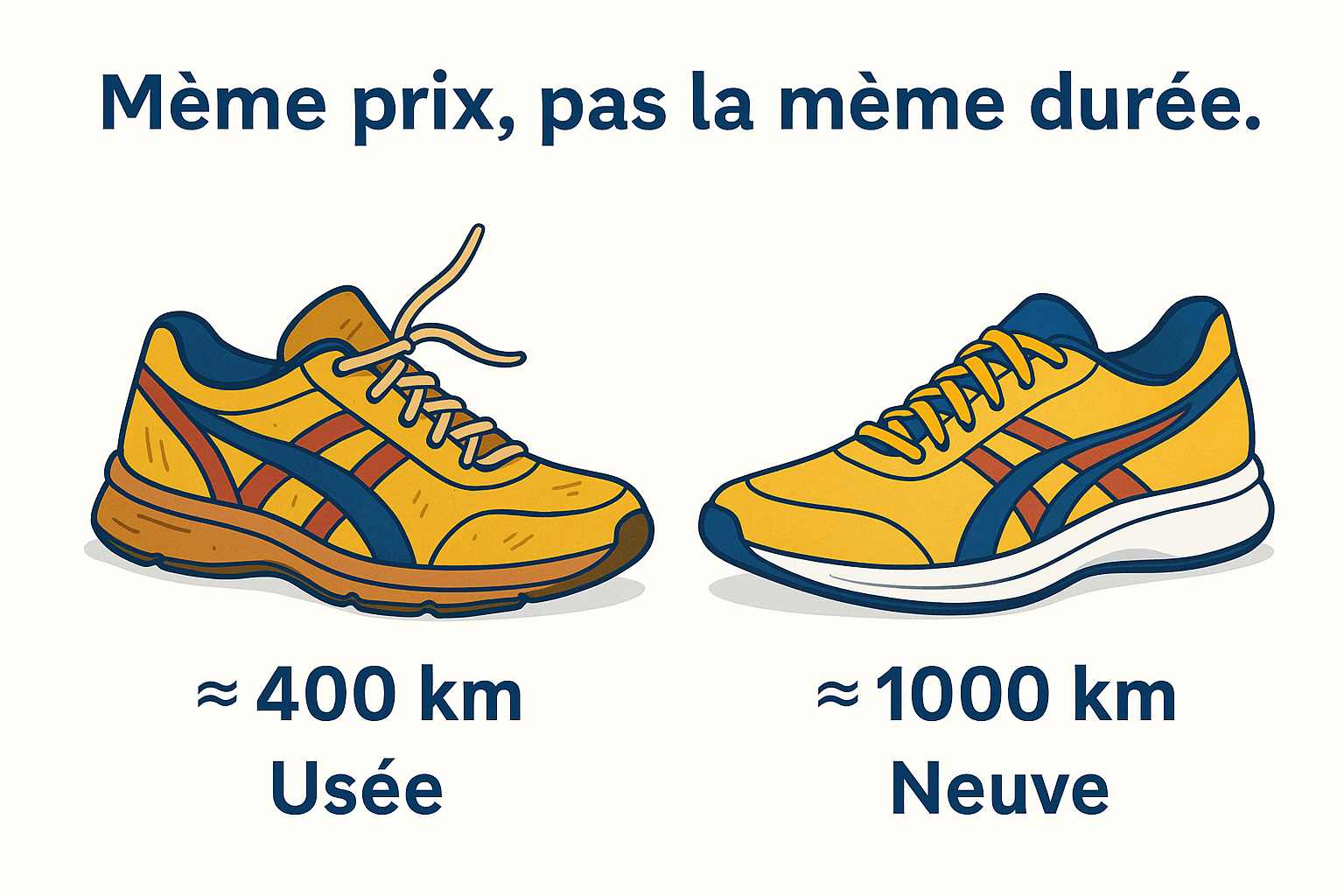 Combien coute une bonne paire de running