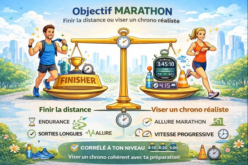Quel objectif en préparation marathon