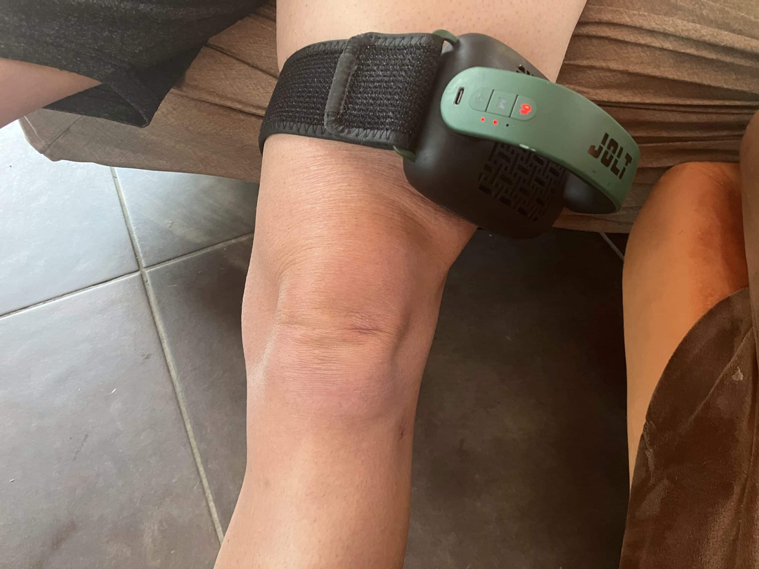 Jolt Thermo Pad sur une cuisse