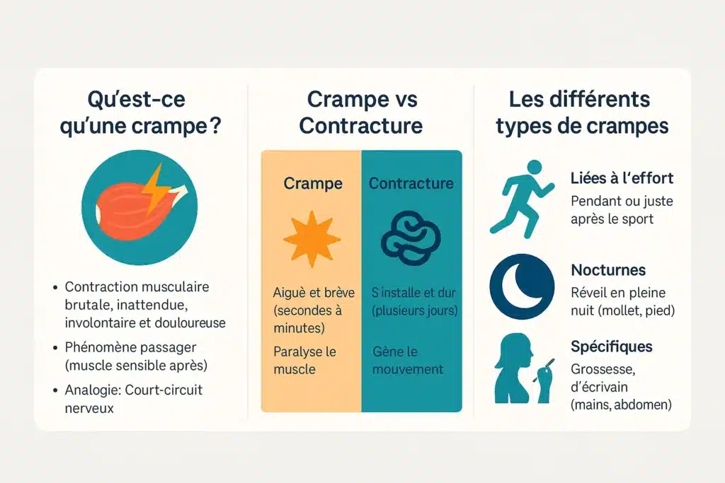 C’est quoi une crampe musculaire