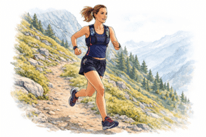 Guide short trail femme