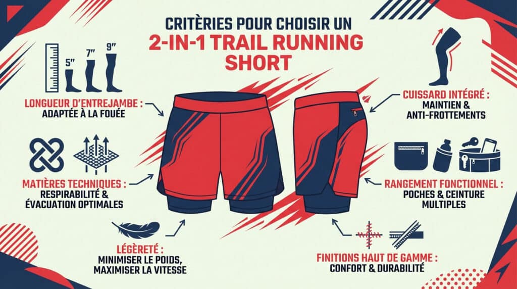 guide des criteres pour short de trail 2 en 1