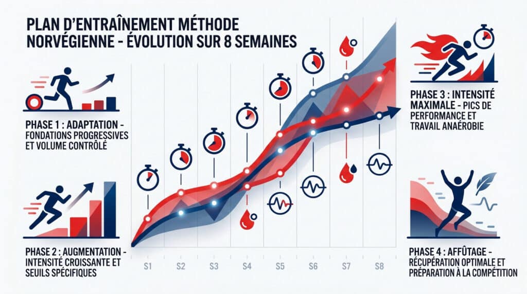 plan d’entrainement norvegien sur 8 semaines