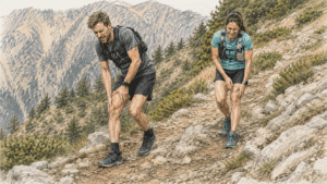Douleur genou descente trail