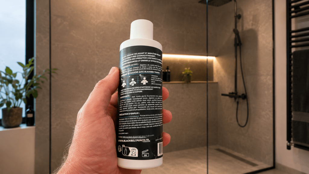 Test gel douche My Black Belt Punch