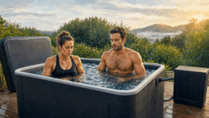 Bain froid extérieur