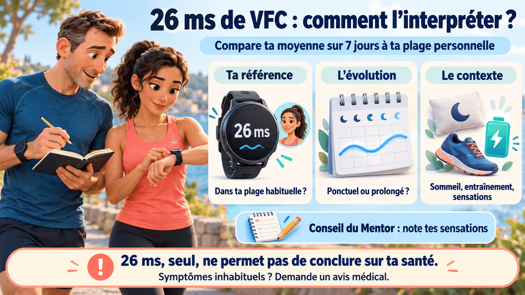 26 ms de VFC - comment interpréter ce chiffre ?