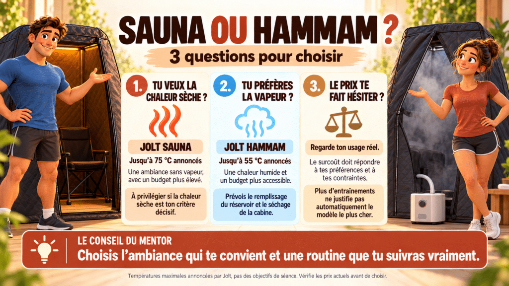 Choisir sauna ou hammam