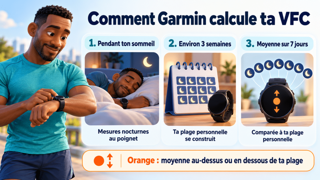 Comment Garmin calcule la vfc