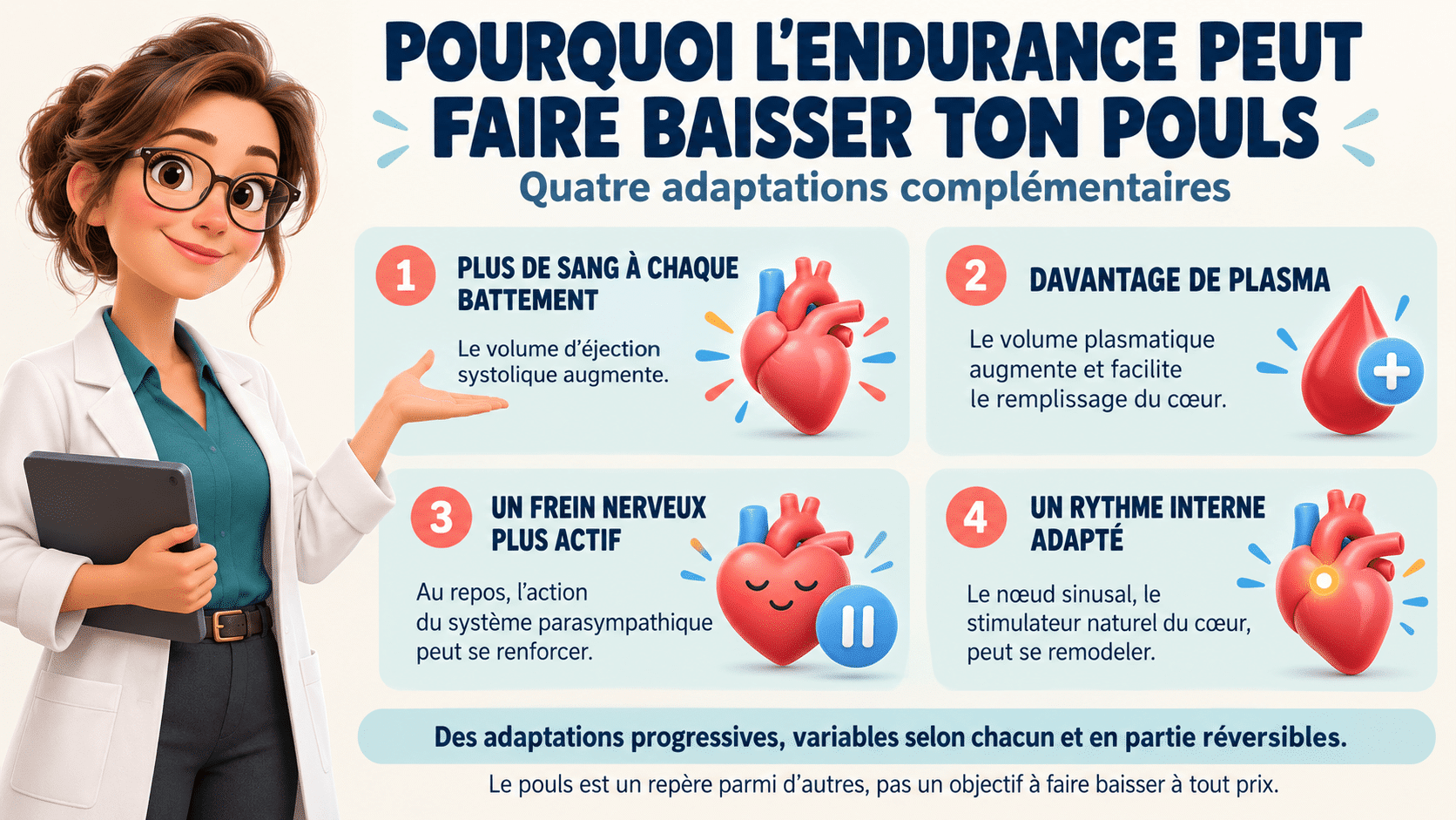 Fréquence cardiaque de repos et sport