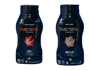 J'aime bien ces bouteilles de boisson énergétique Duo Tonic. Et vous ? © Duo Tonic