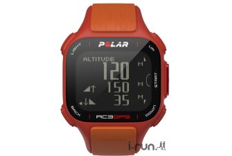 Montre GPS Polar RC3 : si vous l'aimez pas en couleur Tour de France, vous avez aussi le modèle rouge.