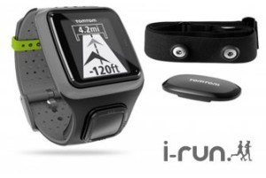 GPS Tomtom Sport : Elle est disponible chez I-Run, avec ou sans ceinture cardiaque.