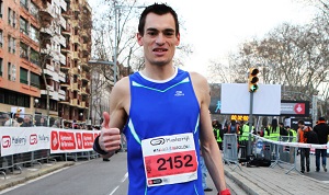 Préparation marathon : Julien au semi de Barcelone. © Kalenji