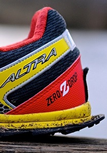 Le talon de cette chaussure Altra à la loupe... © Testeurs-Outdoor